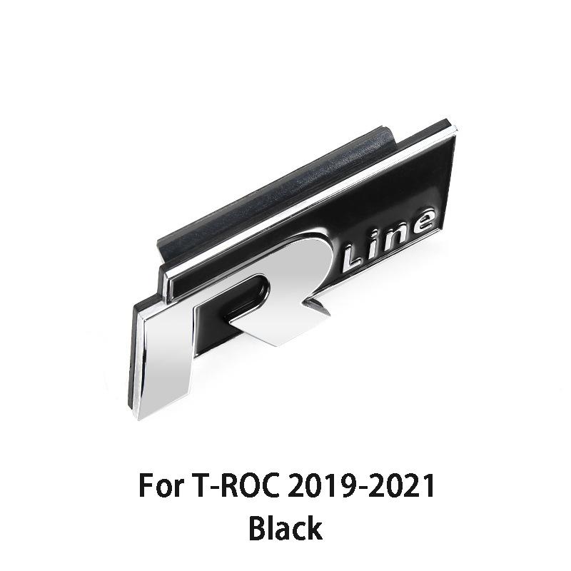 3D Car Grill Emblem Rline Badge R line Car Grille Stickers for Volkswagen VW Bora Sagitar Magotan Lavida Tryron Tharu Tiguan CWS1 