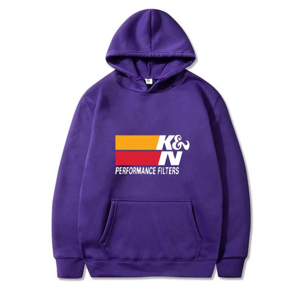 New K&N High Performance Air & Oil Filters Air Intakes Hoodie Men Cool Harajuku Funny Streetwear Male Vintage Hoody Clthoes