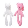 Baby Plush Rabbit Hand Puppet Soft Crib Stroller Infant Sleep Soothing Doll Mobile Pram Kids Hanging Ring Toys for Children Gift