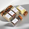 12pcs Spice Jars with Labels Thickened Glass Seasoning Containers with Bamboo Lids Sealed Seasoning Bottles with Silicone Funnel