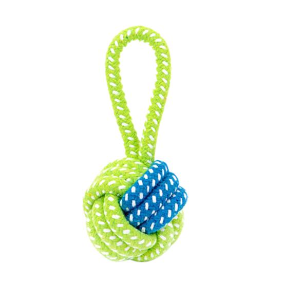 Puppy Medium Dog Chew Teething Cotton Rope Knot Ball Playing Teeth Cleaning Toy