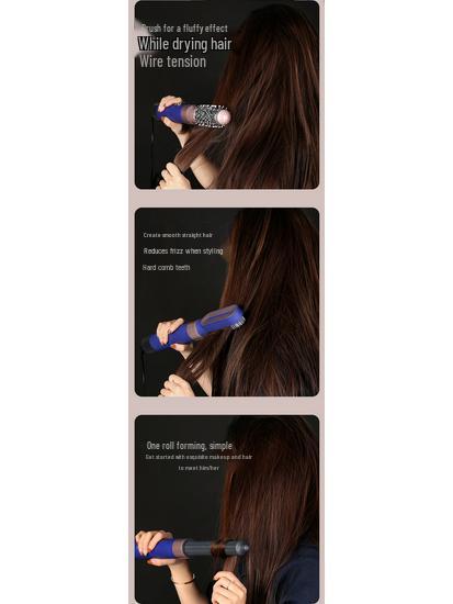 Multifunctional 5-in-1 Automatic Hair Curling & Straightening Hot Air Comb