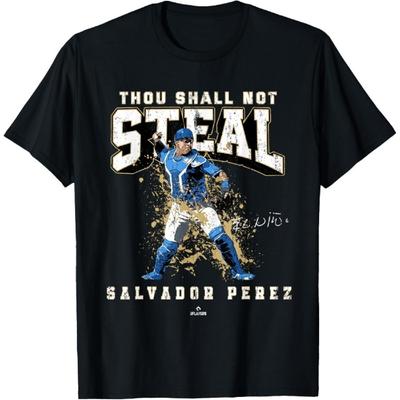 Thou Shall Not Steal Salvador Perez Kansas City MLBPA T-Shirt