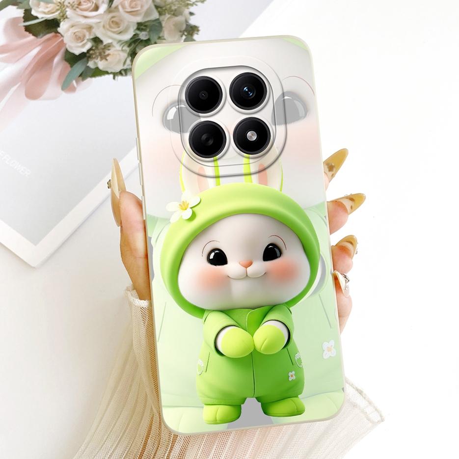 For Xiaomi Redmi Note 15 Pro Plus 5G Case Cute Rabbit Cartoon Cover Soft TPU Phone Case For Redmi Note 15 Note15 Pro + 5G Fundas