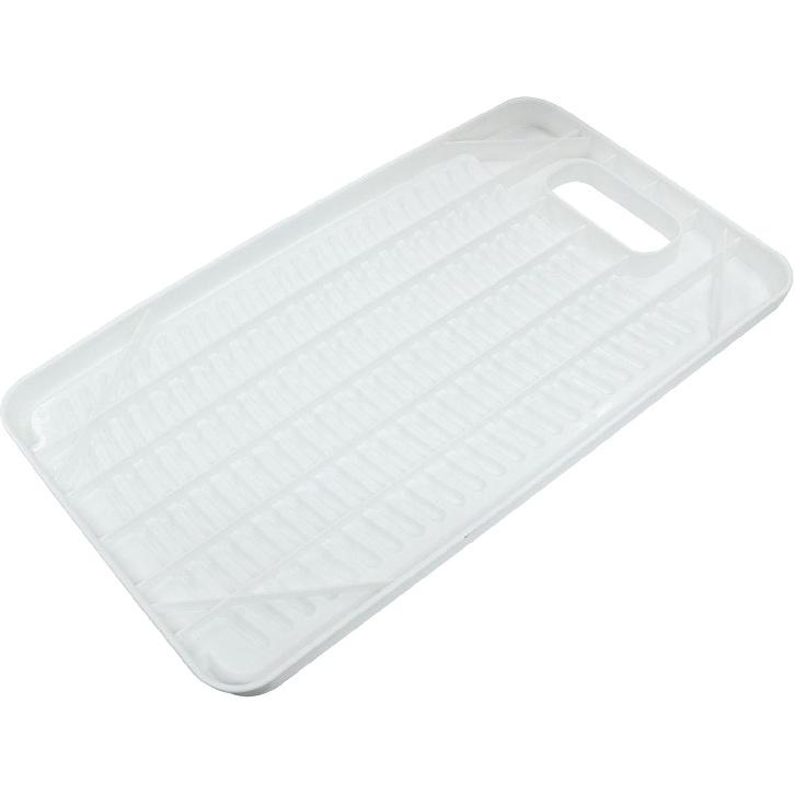 Plastic Mini Washboard, Small Washing Board for Hand Washing Kids Clothes(White)
