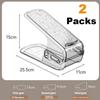 Double-layer Adjustable Shoe Organizer Space Saving Footwear Support Slot Cabinet Closet Stand Shoes Storage Rack Shoebox