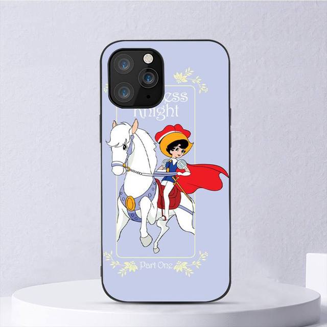 Ribbon Knight Comics Phone Case For Iphone 11 12 Mini 13 14 Pro Xs Max X 8 7 6s Plus 5 Se Xr Shell