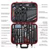 STARWORK TRUE Steckschlüssel Ratsche Werkzeug Geschenk Automobil- und Motorradwerkzeug Arbeit Inklusive speziellem Aufbewahrungskoffer 169-teiliges Set MECHANIC™ Set,