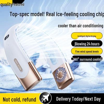 Wearable Cooling Neck Fan