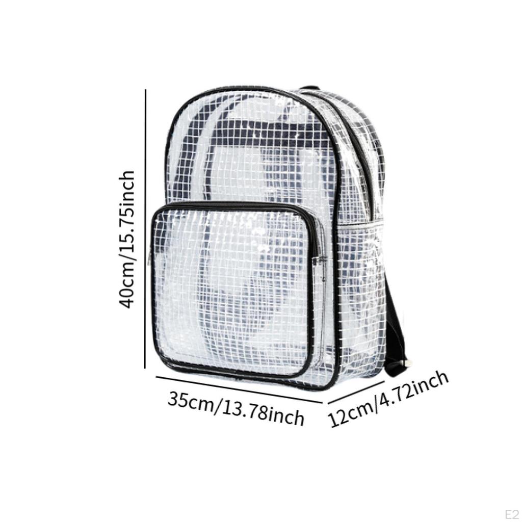 Cleanroom Tool Bag Backpack Plumber Portable Workplace Adjustable Strap Working PVC Shoulder