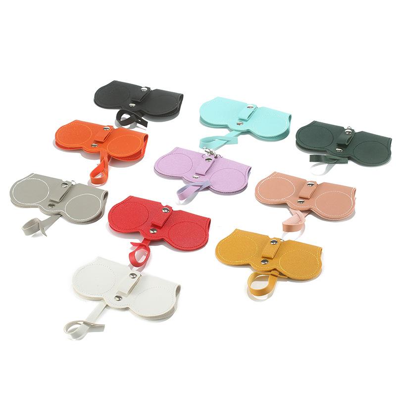 New glasses bag, sunglasses, sunglasses storage bag, leather glasses storage bag, glasses protective cover.