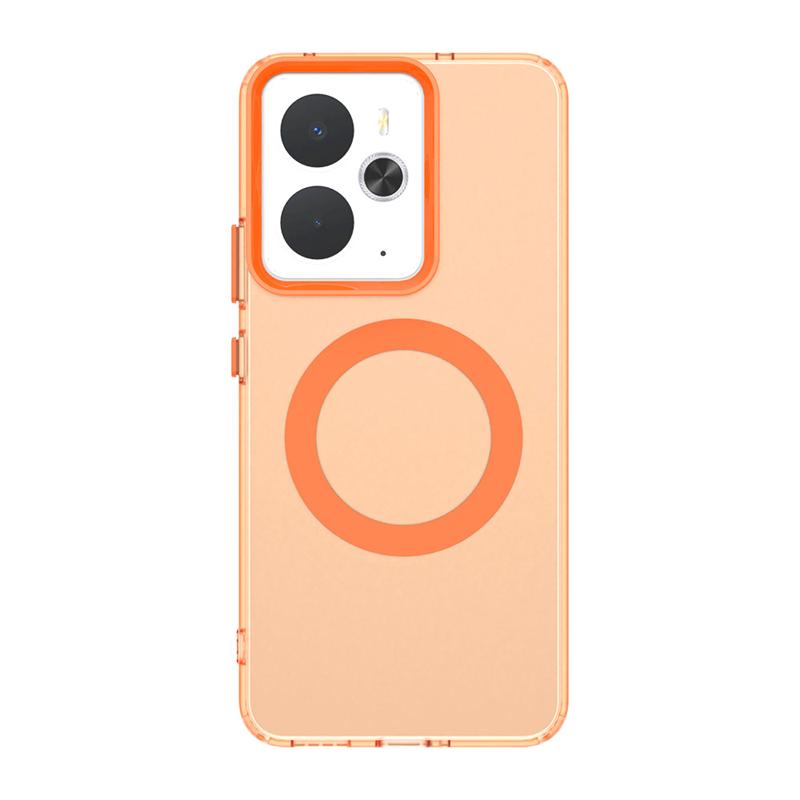 Transparent Phone Case For Realme 14T Case For Realme 14T 5G Magnetic Adsorption Wireless Charge Back Cover For Realme 14T Case