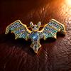 Devil Bat Vintage Men's and Women's Environmentally Friendly Brooch