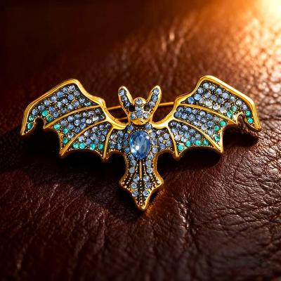 Devil Bat Vintage Men's and Women's Environmentally Friendly Brooch