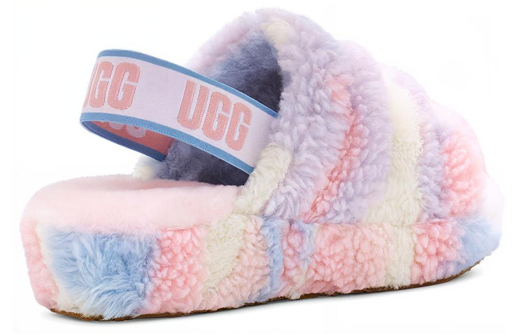 UGG Fluff Yeah Slide Cali Collage Women's 1120070-PSTR