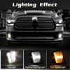 LED Fog Lamp Daytime Running Lights For Dodge Ram 1500 2013 2014 2015 2016 2017 2018 DRL Turn Signal White Yellow Car Accessoies