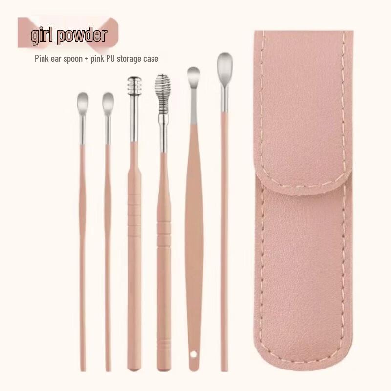 

GUAIKEAI 6-Piece Stainless Steel Ear Pick Set