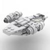 Building Block Compatible 38715 Miniature Razor Crown Spacecraft, Assembled, Mandalorian Building Block Star Wars