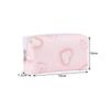 Pencil Case Love Print Lipstick Case Organizer Kawaii Cosmetic Bag For Students Everyday Use Travel