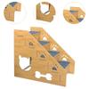 Wooden Cat Stairs Ladder Pet Climbing Ladder Pet Dog Bed Stairs Step-Style Pet Ramp Climbing Ladder Toy For Pet Supplies Cat