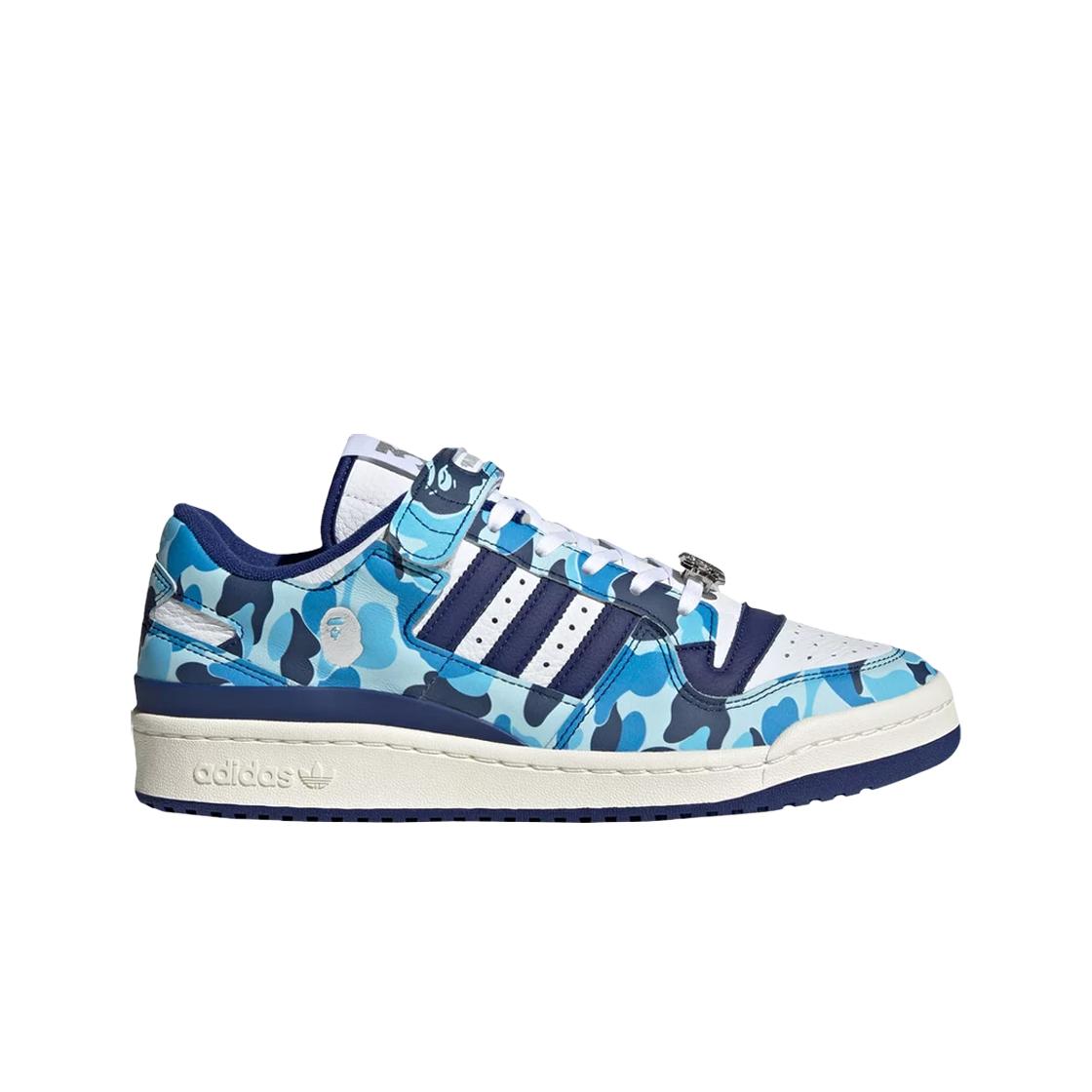 

Мужские кроссовки Adidas x BAPE Forum 84 Low Blue Camo ID4772
