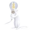 Animal Lamp Soft Lighting Simple Operation Lifelike Image Modern Resin Mouse Lamp for Home Cafe