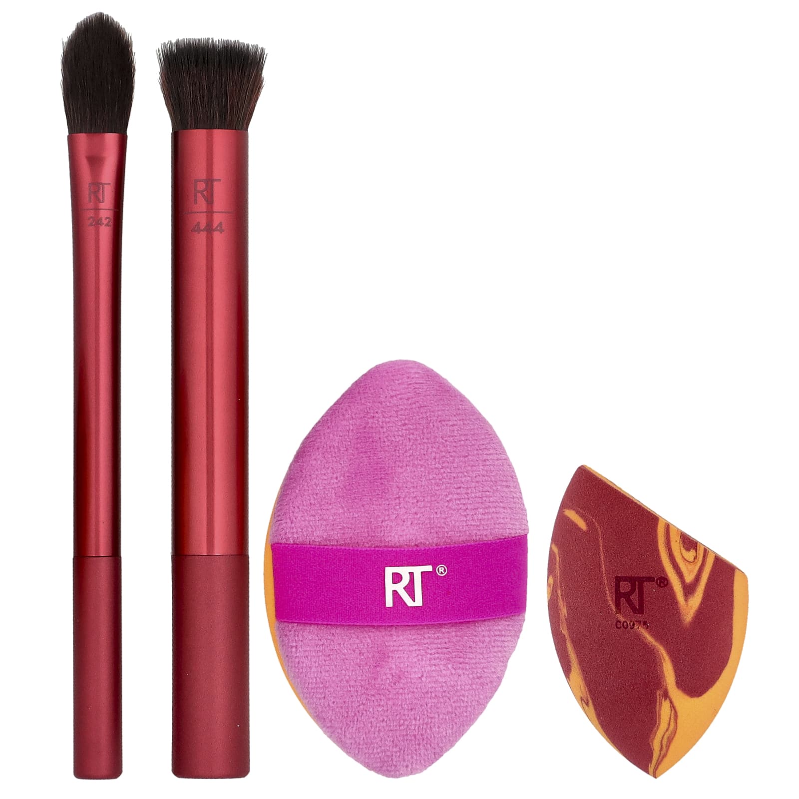 

Real Techniques, Merry Essentials, Brush & Sponge Set, 4-Piece Set
