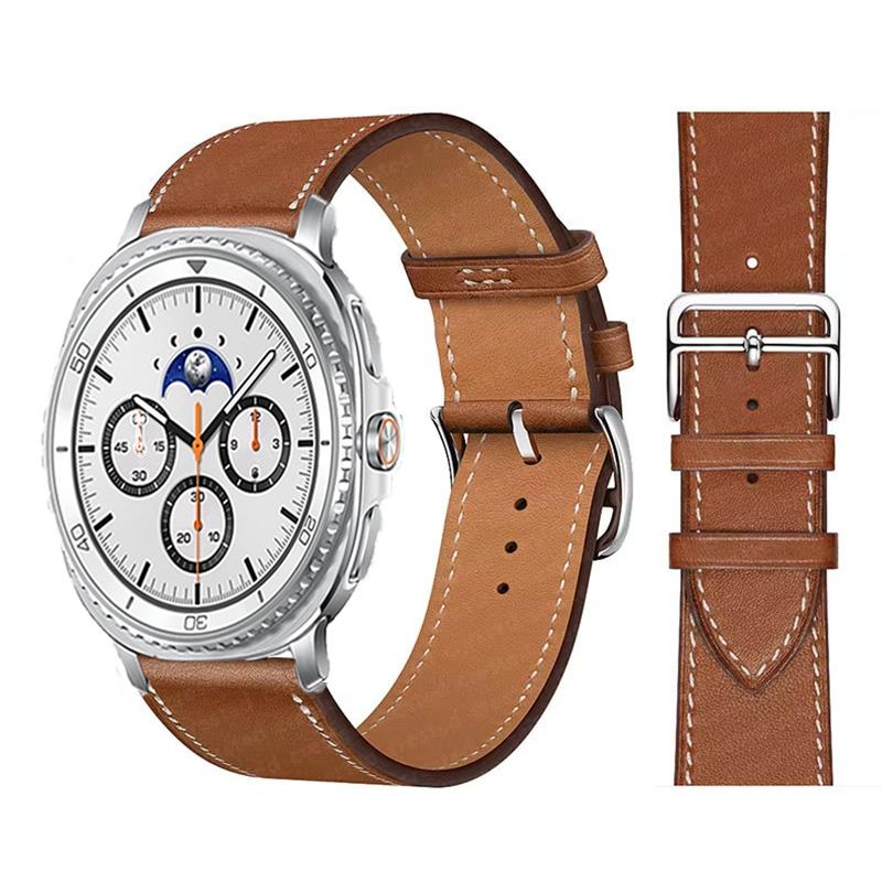 Band for Samsung Galaxy Watch 8/8 Classic/Ultra 2026 47mm 44mm 40mm 46mm Leather Wrist Belt Correa Bracelet Galaxy watch 8 Strap