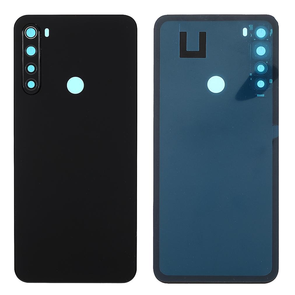 

Battery Back Rear Cover Housing Door Replacement with Camera Lens Cover Part (without Logo) for Xiaomi Redmi Note 8 Black