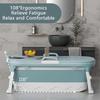 Foldable Adult Bathtub With Lid Large Capacity Spa Tub For Small Bathrooms Travel Pink M  WSLIHV