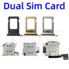 AiinAnt Double Dual Sim Card Reader Holder Adapter Connector Flex Cable For iPhone XR 11 12 13 Pro Max Phone Parts