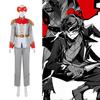 Persona 5 Akechi Goro Cosplay Costume Set With Mask For Anime Role Play