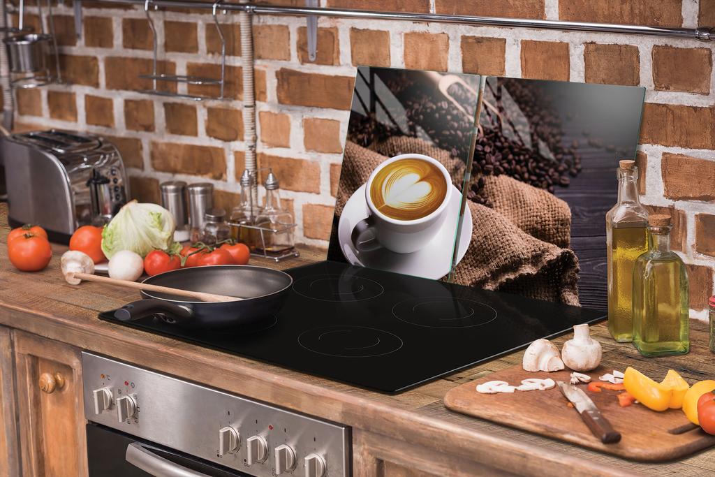 GLASPLATTA SKYDD FÖR SPIS 90x52 KAFFE