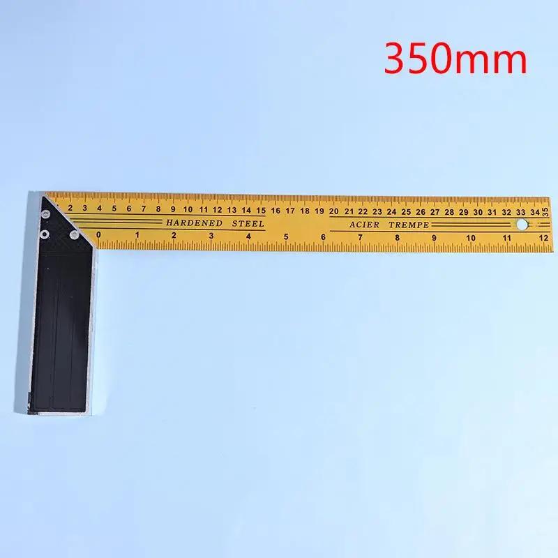 Woodworking and Building Ruler: L-shaped Multifunctional Metal Square for High Precision Measurement.