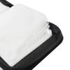 Portable CD DVD Case- 40 Capacity Mercerized Fabric CD Storage Bag Holder with Zipper for Home Car CD DVD Box Bags