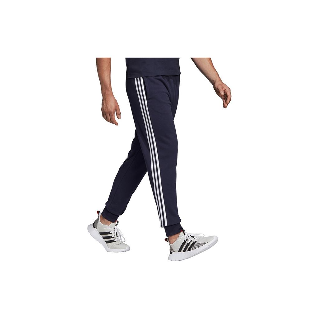 adidas Essentials 3-Stripes Tapered Pants Men Pants Blue DU0478