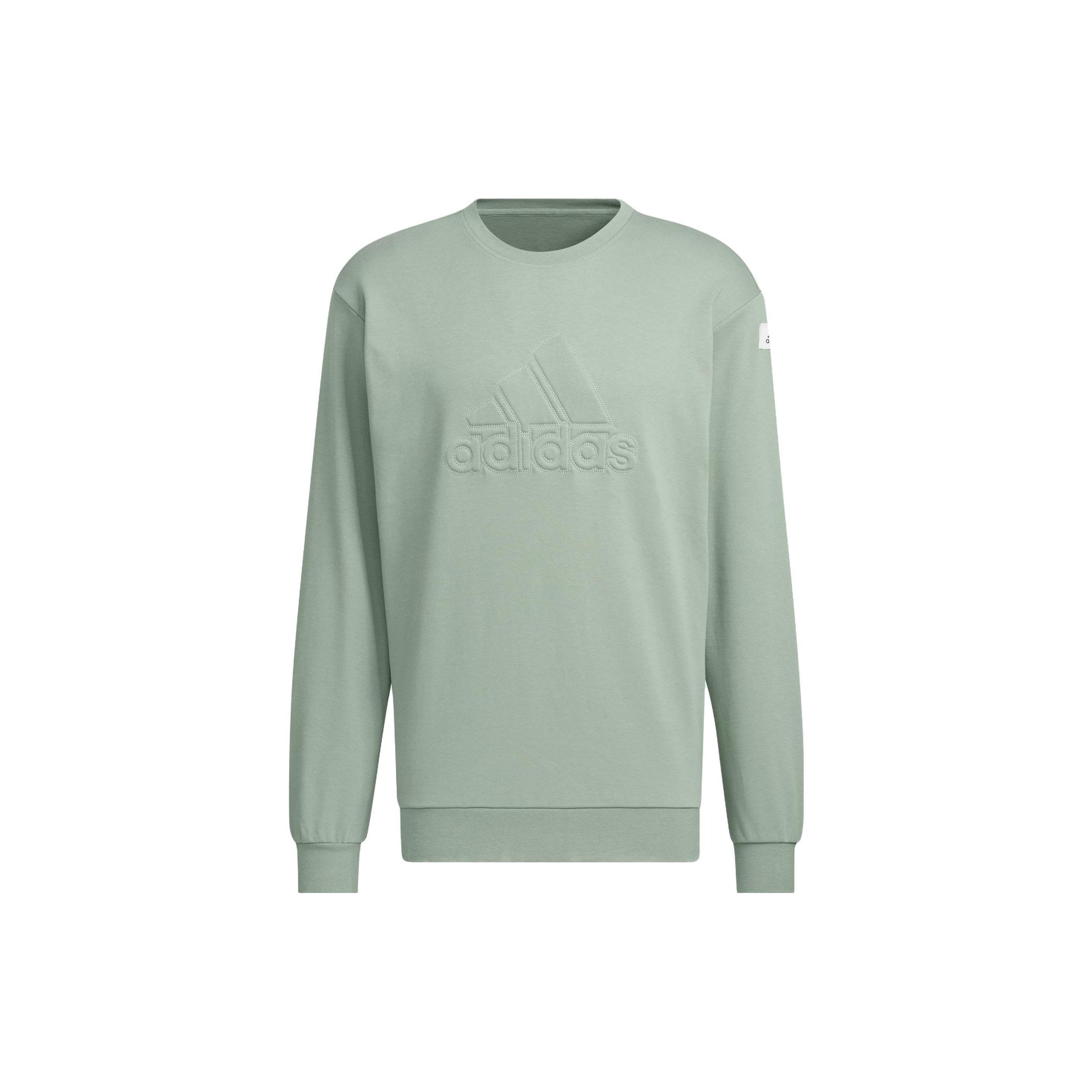 adidas St Graphic Warm Crew Asia Sizing Olive Green Men s IK2796 XL