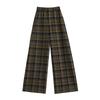 FAESSLIN Women's Vintage High-Waist Straight-Leg Casual Pants