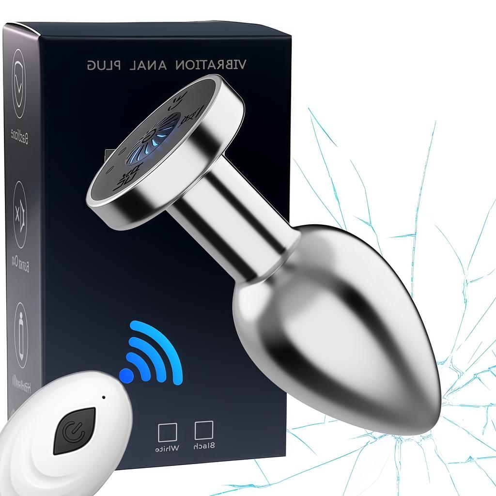 Wireless Control Metal Anal Vibrator for Women Butt Plug Men Prostate Massager Masturbator Clit Stimulator Sex Toys for Couple
