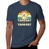 Taco Cat Spelled Backwards Is Taco Cat Retro Sunset Tshirt Everyday Wear Basic Short Sleeve Top