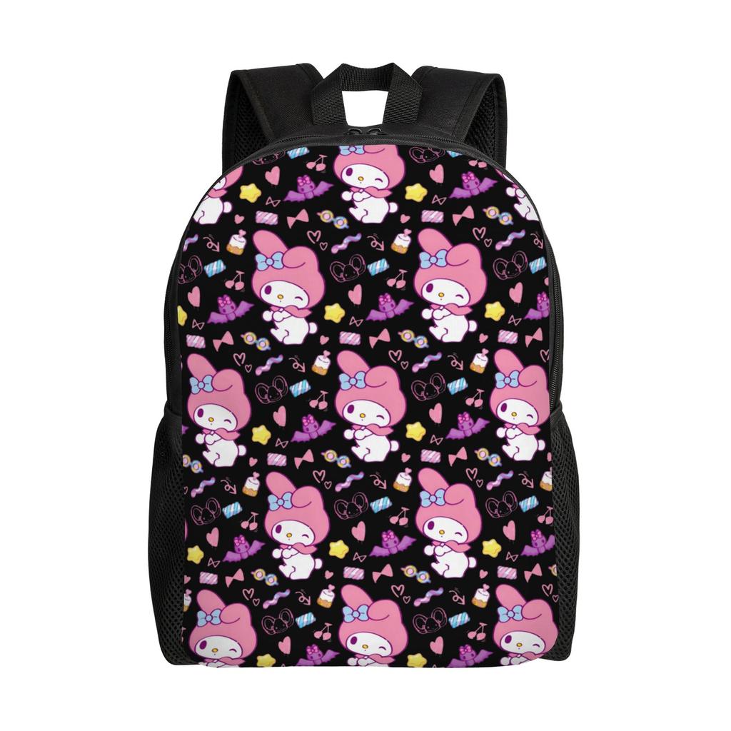 M-Melodies Backpack for Men Women School College Student Bookbag Fits 15 Inch Laptop Cute Rabbit Bags