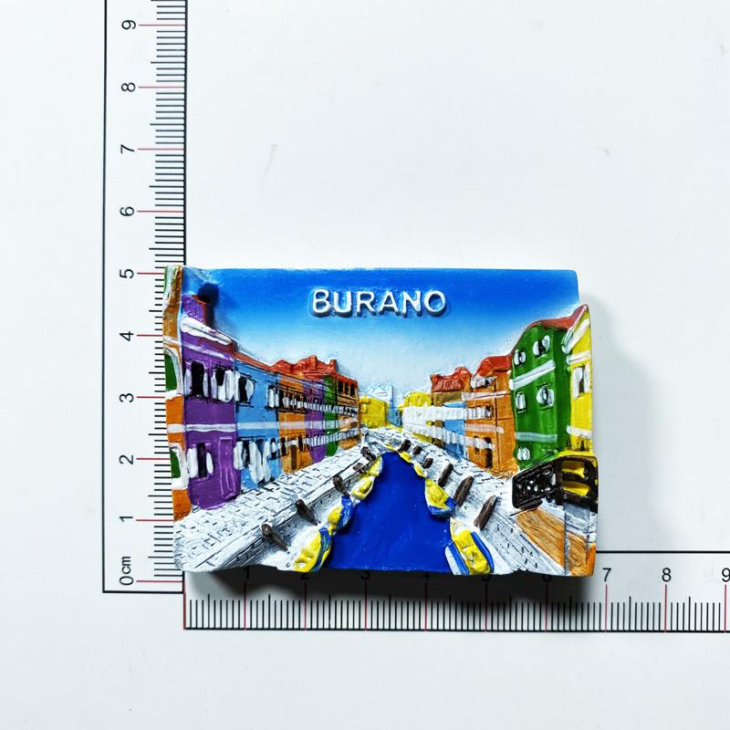 

Italy Venice Burano Fridge Magnets Limone Piemonte Travelling Souvenirs Birthday Christmas Gifts Photo Wall Magnetic Stickers