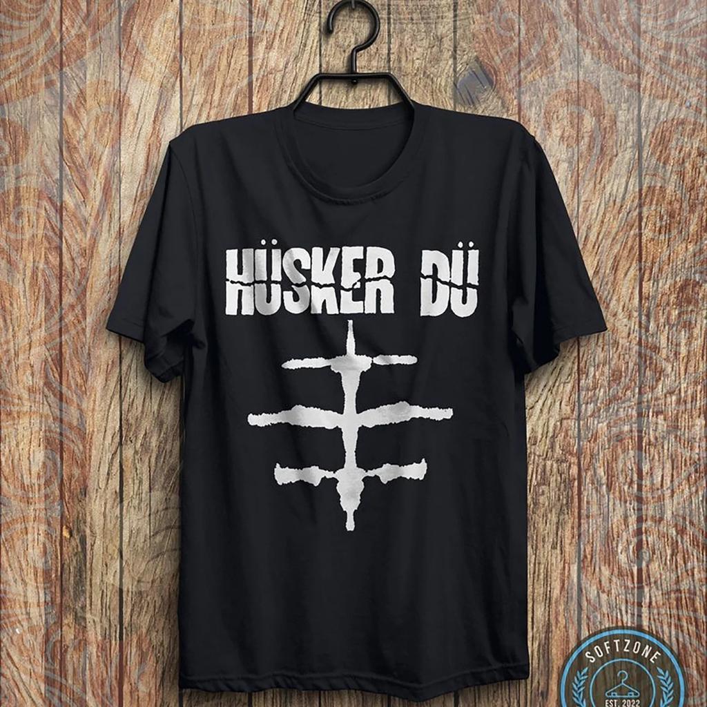 Husker Du Band Black Cotton All Size To 4Xl Shirt Gift For Fan Ni391