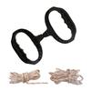 Starter Handle and Rope Kit 2 Pack for B S Engine Models 699334 398101 PT10615 Replacement Parts for Snowthrowers