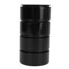 4PCS RC Wheel Rim Set Zinc Alloy Steel Universal 1.9 Inch 10 Rims RC Crawler Car Wheel Hub for Axial SCX10 II III Black