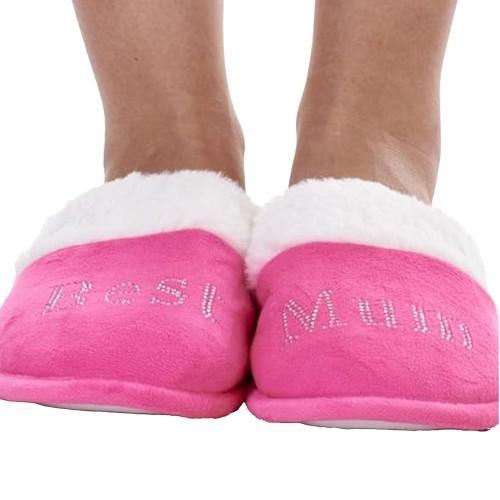 Keanu Womens/Ladies Best Mum Faux Fur Lined Slip-on Mules