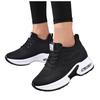 Platform Mesh Breathable Sneakers Women Casual Wedge Basket Shoes Female Thick Platform Lace Up Trainers Tennis Walking Shoes