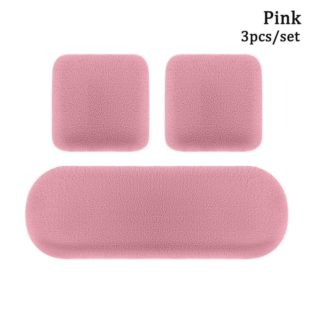 3PCS Winter Car Seat Cover Faux Fur Front Rear Seat Covers Car Seat Cushion Set  Auto Accessories