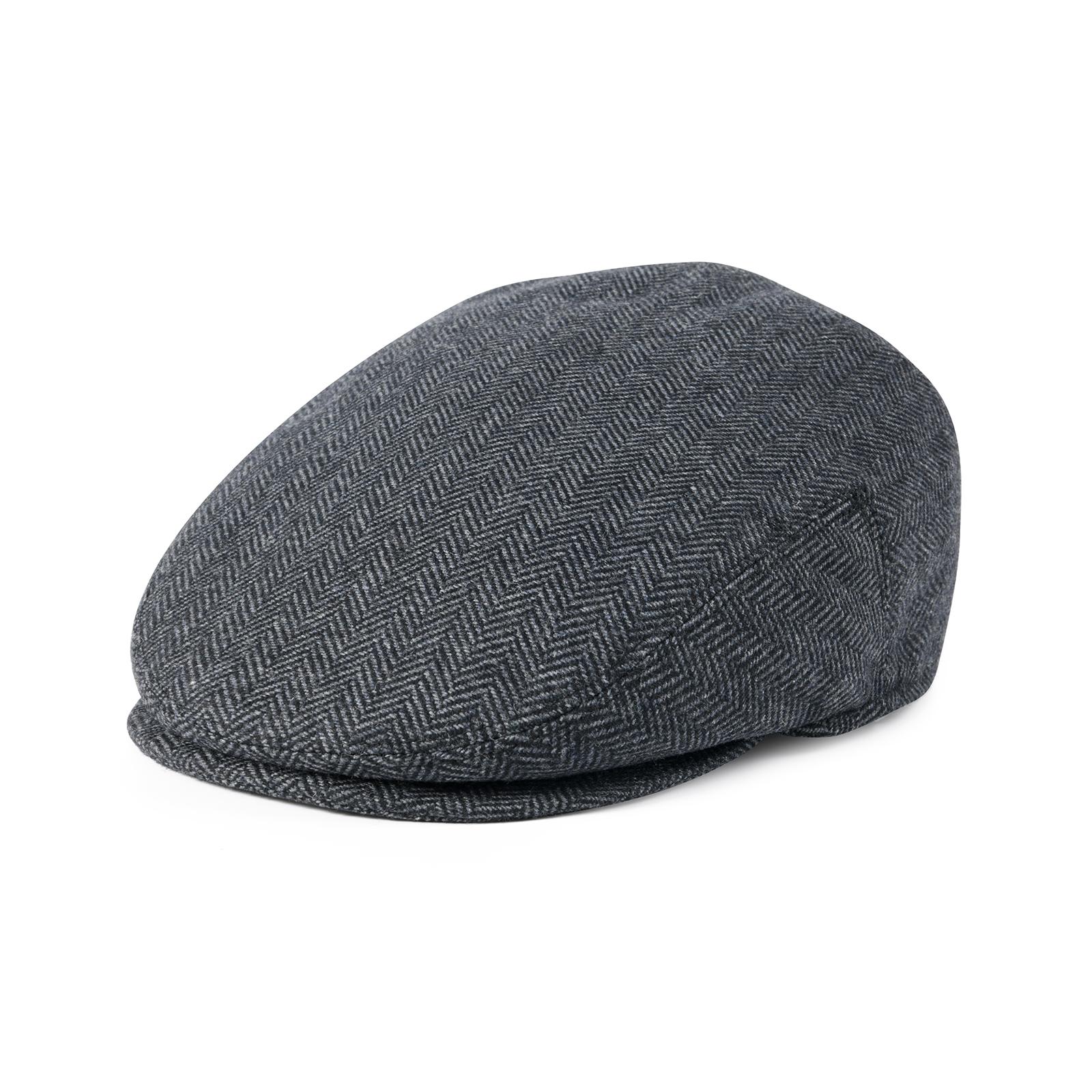 

FEINION Men Wool Blend Tweed Newsboy Cap Ivy Cabbie Driving Flat Hat 57