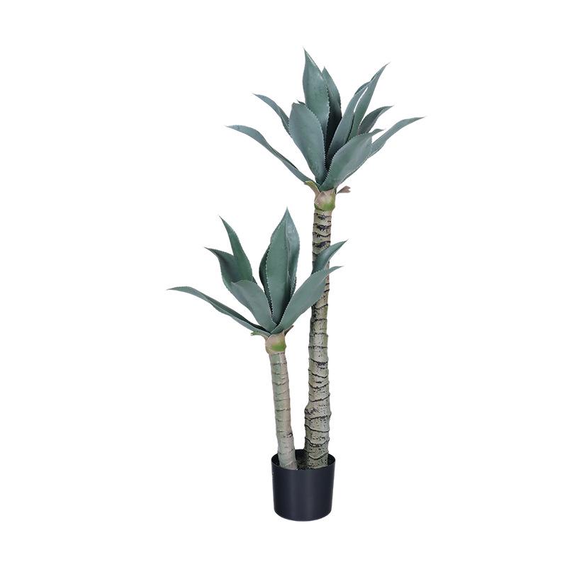 Luxurious Faux Orchid Agave Plant for Indoor Floor Decoration